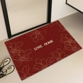 thumbnail image 5 of VOAVEKE Area Rugs for Bedroom Living Room, Soft Shag Carpet, Entry Polka Dots Silk Loop Small Fragrant Wind Foot Mat Doorway Entranceway Foot Cushion, 5 of 5