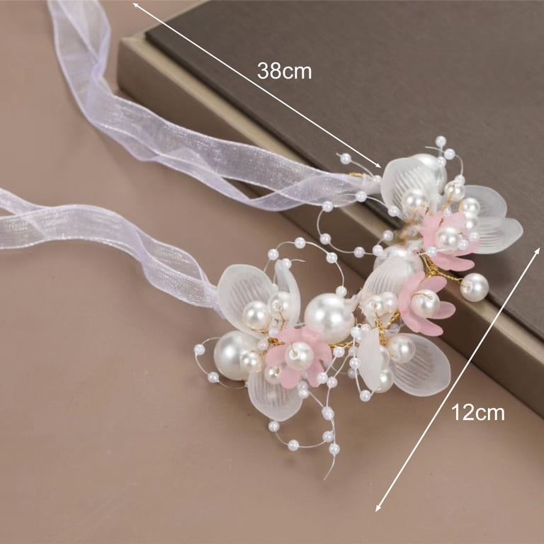 opolski Women Flower Hairband Adjustable Faux Pearl Anti  display picture 2