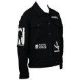 thumbnail image 3 of Halloween Michael Meyers Denim Jacket with Sewn Patches-XLarge, 3 of 4