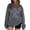 #03 Grey, variant on TGPMGRZ Women's Fashion Hoodies & Sweatshirts Cute Oversized Crewneck Long Sleeve Shirts Fall Winter Clothes #01 Light Blue, Size M