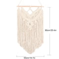 thumbnail image 3 of Cateissary Tapiz colgante de pared de macramé duradero de algodón para tapiz de macramé duradero Simple y elegante Decoración del hogar, 3 of 6