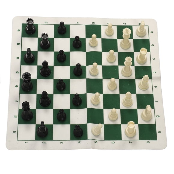 Juego De Ajedrez, Antiarañazos, Fácil De Almacenar, Juego De Damas De Ajedrez Portátil, Educativo Con Bolsa De Almacenamiento Para Viajes