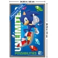 thumbnail image 3 of Sonic the Hedgehog (1991) - 35th Anniversary Thumbs Up Wall Poster, 22.375" x 34" Framed, 3 of 5