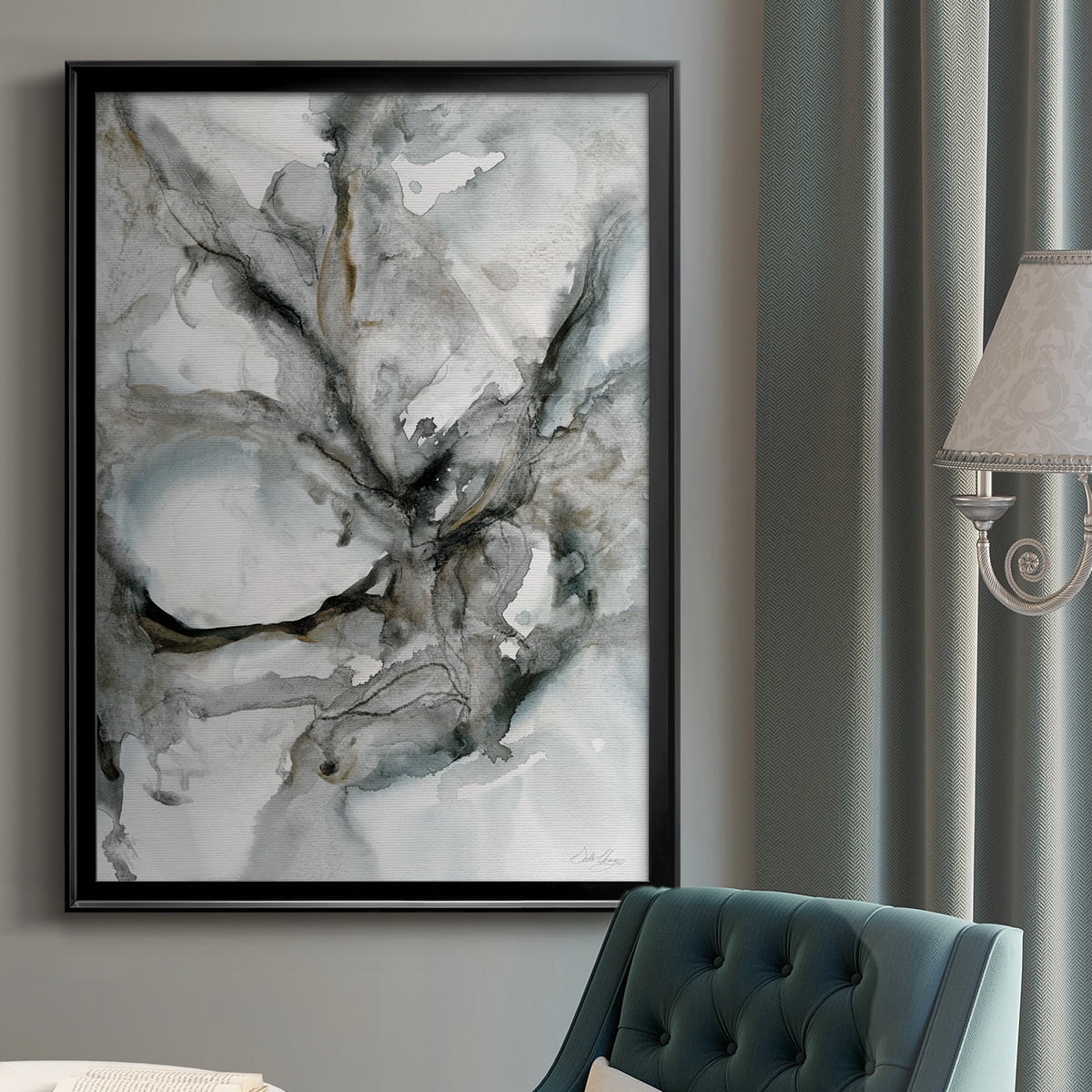 Marble Harmony Premium Framed Print - Ready to Hang
