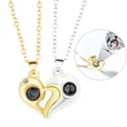 thumbnail image 2 of Colle Collier Cœur Rétro : 2 Pcs 100 Langue Collier Collier Collier Collier Collier, 2 of 10