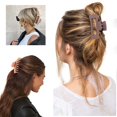 thumbnail image 2 of 8-Pack Hair Clips in Pastel, Beige, Brown, Black - Multi-Color Hair Accessories, 2 of 5
