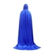 thumbnail image 1 of Capa larga con capucha para Halloween, disfraz de para fiesta de disfraces, accesorio fotográfico Azul, 1 of 9