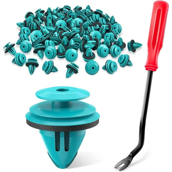 GOOACC 100Pcs Trim Door Panel Retainer Clips Sienna Corolla Camry Tacoma Tundra Sequoia Matrix Prius RAV4 Scion Avalon Land Cruiser