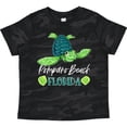 thumbnail image 3 of Inktastic Pompano Beach, Florida Happy Sea Turtle Boys or Girls Toddler T-Shirt, 3 of 5