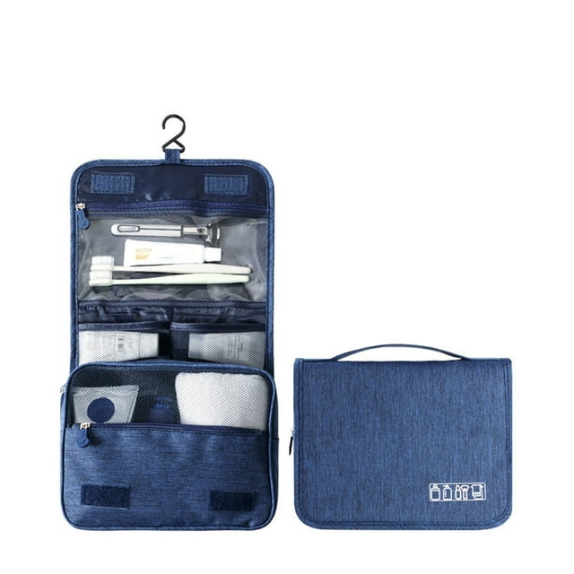 Neceser Colgante - Organizador Grande de Viaje para Maquillaje y Cosméticos para Hombres y Mujeres con Gancho Resistente
