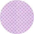 thumbnail image 1 of Ahgly Company Indoor Round Patterned Violet Purple Area Rugs, 4' Round, 1 of 6
