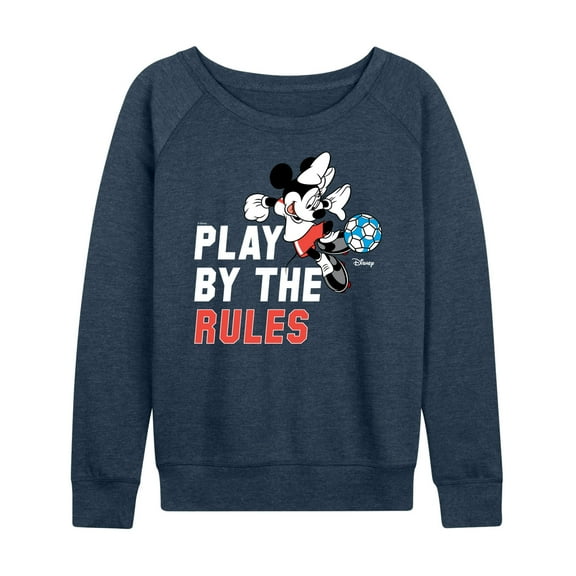 Disney - Play By The Rules Soccer - Women's Lightweight French Terry Long Sleeve Shirt