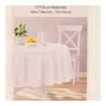 thumbnail image 4 of Mantel Mainstays de Tela Redondo Blanco, 4 of 4