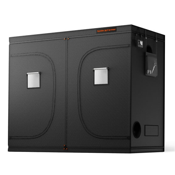 Spider Farmer 8’x4’x6.5′ 240cm x 120cm x 200cm Indoor Grow Tent 1680D Hydroponic Plant Room for Optimal Plant Growth & Climate Control