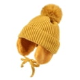 thumbnail image 1 of Chapeau d'Automne et d'Hiver Plus Velours pour Enfants Bonnet Tricoté de Protection Auditive Chaude, 1 of 5