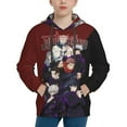 thumbnail image 3 of Jujutsu Kaisen Satoru Gojo Kids' Hoodie 3d Print Sweatshirt Soft Pullover Hooded With Big Pockets For Boys Or Girls Medium, 3 of 7