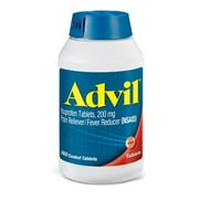Advil Pain Reliever and Fever Reducer, Ibuprofen 200Mg for Pain Relief - 360 Coated Tablets