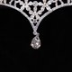 thumbnail image 2 of Boda nupcial mujer cristal flor decoración corona diadema tocado, 2 of 5