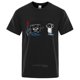 thumbnail image 5 of Camiseta vaquera de oso de peluche con manos en bolsillos para hombre ropa de calle informal camisetas de algodón transpirables, 5 of 8