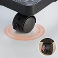 thumbnail image 1 of Support de CPU en Plastique Réglable avec Roulettes - Support de Tour d'Ordinateur Mobile, Largeur Extensible 8.7-13.8 Po & Longueur 16.5-21.7 Po, Base Surélevée pour un Nettoyage Facile, Ajustement Universel pour la Plupart des Tours PC, 1 of 6
