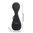 thumbnail image 7 of Almencla Pipa Carry Case Banjo Gig Bag Shock Portable Thick Padded Water Oxford Cloth Portable Pipa Bag Pipa Instrument Case Black, 7 of 7