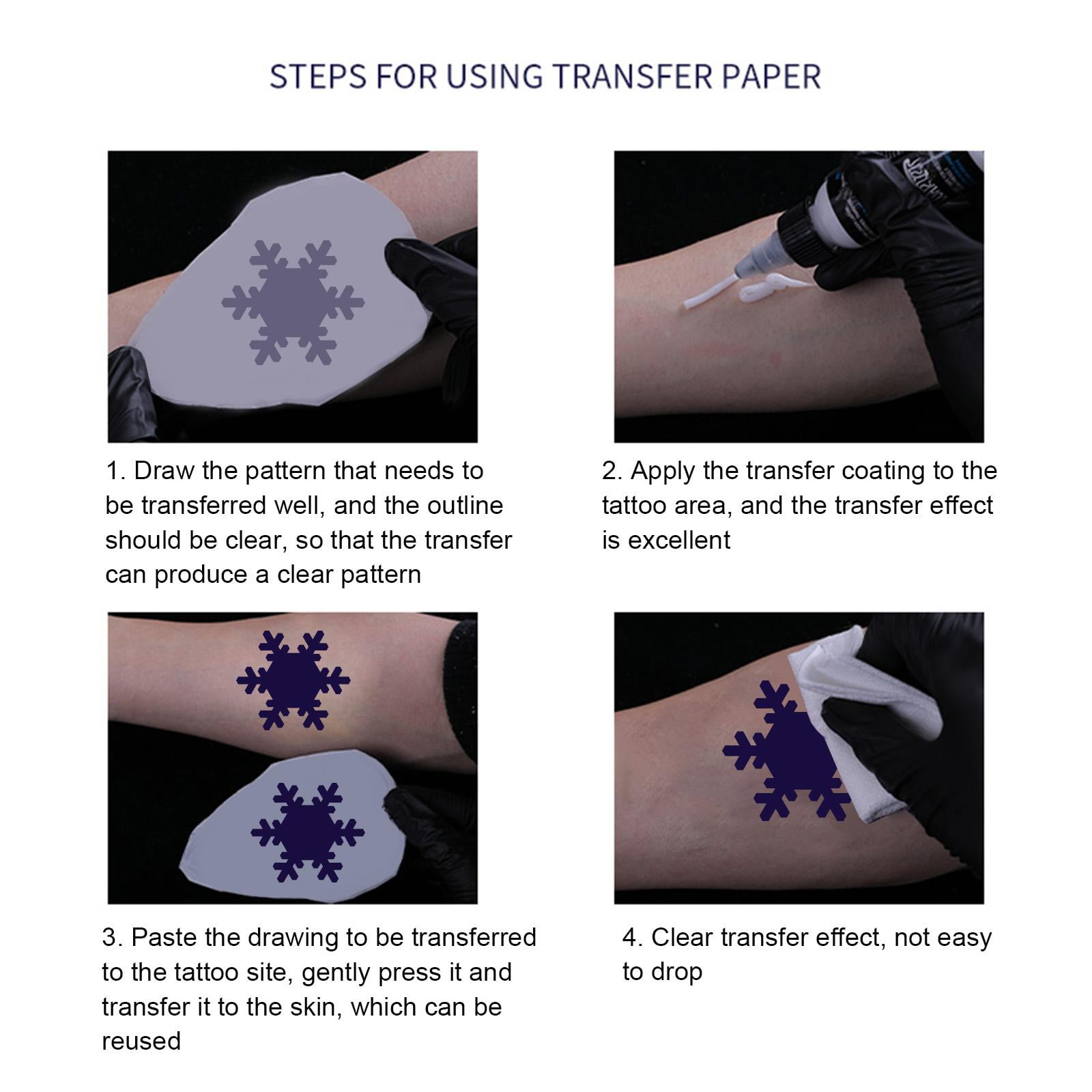 100 Sheets Tattooing Thermal Transfer Paper 4 Layers Professional Tattooing Workshop Tool For Complex Patterns