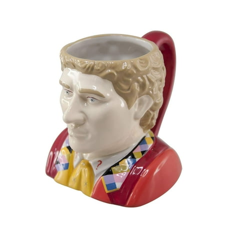 Doctor Who 6th Doctor Colin Barker Ceramic 3D Toby Jug Mug