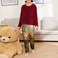 thumbnail image 6 of Susaid Butterflies In Flower Field Print Soft Teen Sleep Pants, Long Pajama Bottoms with Two Pockets and Elastic Waist, Designed for Ages 5-16-Medium, 6 of 6