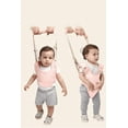 thumbnail image 2 of Andador portátil para bebés pequeños, juguete para bebés pequeños, andador ajustable con soporte para cinturón, andador para bebés de 7 a 24 meses (rosa), 2 of 4