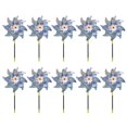 thumbnail image 1 of Hyasfey 10 Pcs Garden Pinwheel Bird Deterrent 20.5" Tall Outside Reflective Wind Spinner Yard Decor Pinwheel Bird Control Device for Patio Farm Orchard, 1 of 8