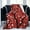 Red Cherry Blossom, variant on Red Cherry Blossom Throw Blanket Fluffy Fleece Blankets Soft Travel Blanket Indoor Outdoor Blanket for Couch Sofa Bed 40"x30"