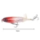 thumbnail image 5 of Señuelos de pesca de hélice 10cm Fake Topwater Tail Artificial Hard Bait (Plata), 5 of 5