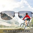thumbnail image 4 of Gafas Deportivas JIM HALO Polarizadas TR90 Sin Montura para Hombre y Mujer, 4 of 8