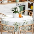 thumbnail image 3 of Eucalyptus Leaves Tablecloth Waterproof Fabric,Round Watercolor Oil-Proof Wrinkle Resistant Table Cover for Dining Table, Buffet Parties and Campin,(60" inch Round), 3 of 6