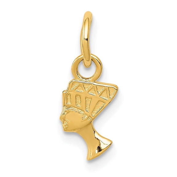 Finest Gold 10K Nefertiti Charm