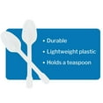 thumbnail image 2 of McKesson Plastic Teaspoons, Lightweight Disposable Cutlery, 5 in, 1000 Ct, 2 of 11
