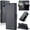 Black, variant on ETFAST Leather Phone Case Wallet With Card Holder Zipper For Xiaomi Poco C65 4G High Quality Leather Phone Case