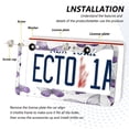 thumbnail image 3 of Aluminum License Plate Frame 2 Pack Car Exterior Accessory Car Tag Holder for Front Rear Plates Cars Decor Lavender-colored Butterfly Pattern, 3 of 7