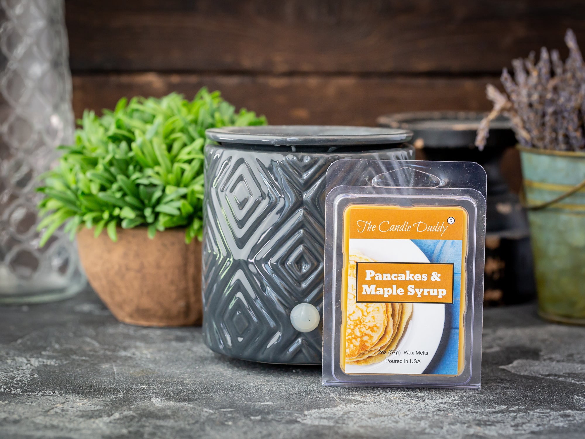 5 Pack - Pancakes & Maple Syrup - Sticky and Sweet Pancake Scented Melt- Maximum Scent Wax Cubes/Melts - 2 Ounces x 5 Packs = 10 Ounces