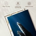 thumbnail image 6 of Elephant Stock Humpback Whale And Its Calf Wall Art - Vertical Canvas Wall Art - Living Room Wall Decor - Animal Canvas - Gray And Blue Decor - 16" x 24", 6 of 8