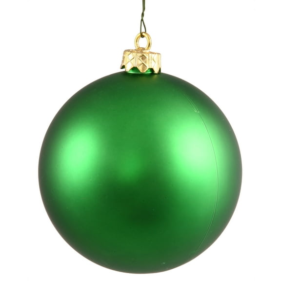 Vickerman 3" Christmas Green Matte Ball Ornament, 32 per Box