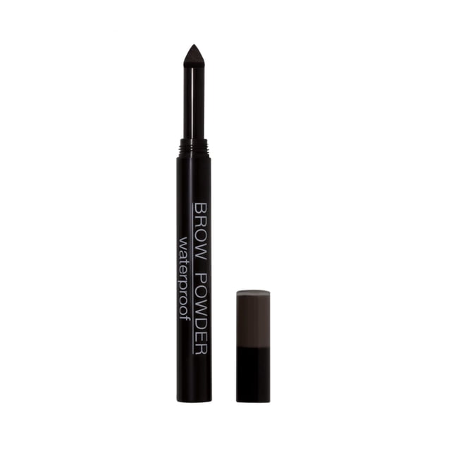 Nouba Lápiz en polvo para cejas marrón resistente al agua, definidor de cejas de larga duración, relleno de maquillaje, pomada compacta, sombra de ojos en barra para teñir, esculpir, contornear, cejas