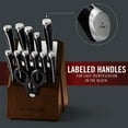 thumbnail image 3 of Calphalon Precision SharpIN Nonstick 13-Piece Knife Set w/ Sharpening Block, 3 of 6