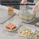 thumbnail image 5 of Bandeja de gran capacidad para servir frutas y refrigerios | Plato de plástico para dulces de 14,5 cm para mesa de centro, sala y fiestas | Opciones multicolor, 5 of 6