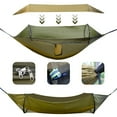 thumbnail image 2 of Waterproof Camping Hammock Portable Hanging Hammock with Mosquito Net for for Outdoor Backpacking, 2 of 7