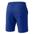 thumbnail image 3 of RKSTN Mens Shorts Running Shorts Stretch Solid Color Comfort Drawstring Workout Shorts with Pockets（Blue ,L）, 3 of 7