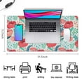 thumbnail image 5 of Long Mouse Pads for Desk,Pioneer Flower Floral Print Pattern Desk Mats on Top Of Desks, Desk Mouse Pad Extra Large with 3mm Non-Slip Base and Stitched Edge for Gaming,Office,Work,Home 31.5"x15.7", 5 of 6