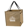 thumbnail image 4 of 64L Trash Can Outdoor Camping Storage Box 16 Hanging Hole Straps Multifunctional Khaki, 4 of 8
