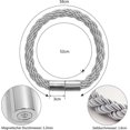 thumbnail image 2 of Pack of 4 Magnetic Curtain Tiebacks, Grey Tiebacks for Curtains with Magnet, Tiebacks for Curtains Holder, Curtain Holder, Curtain Holder, Decoration, 2 of 5