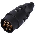 thumbnail image 4 of 12V 7Pin Trailer Socket Plug Brass Connector Tow Bar Traction for European Standard Car, 4 of 5
